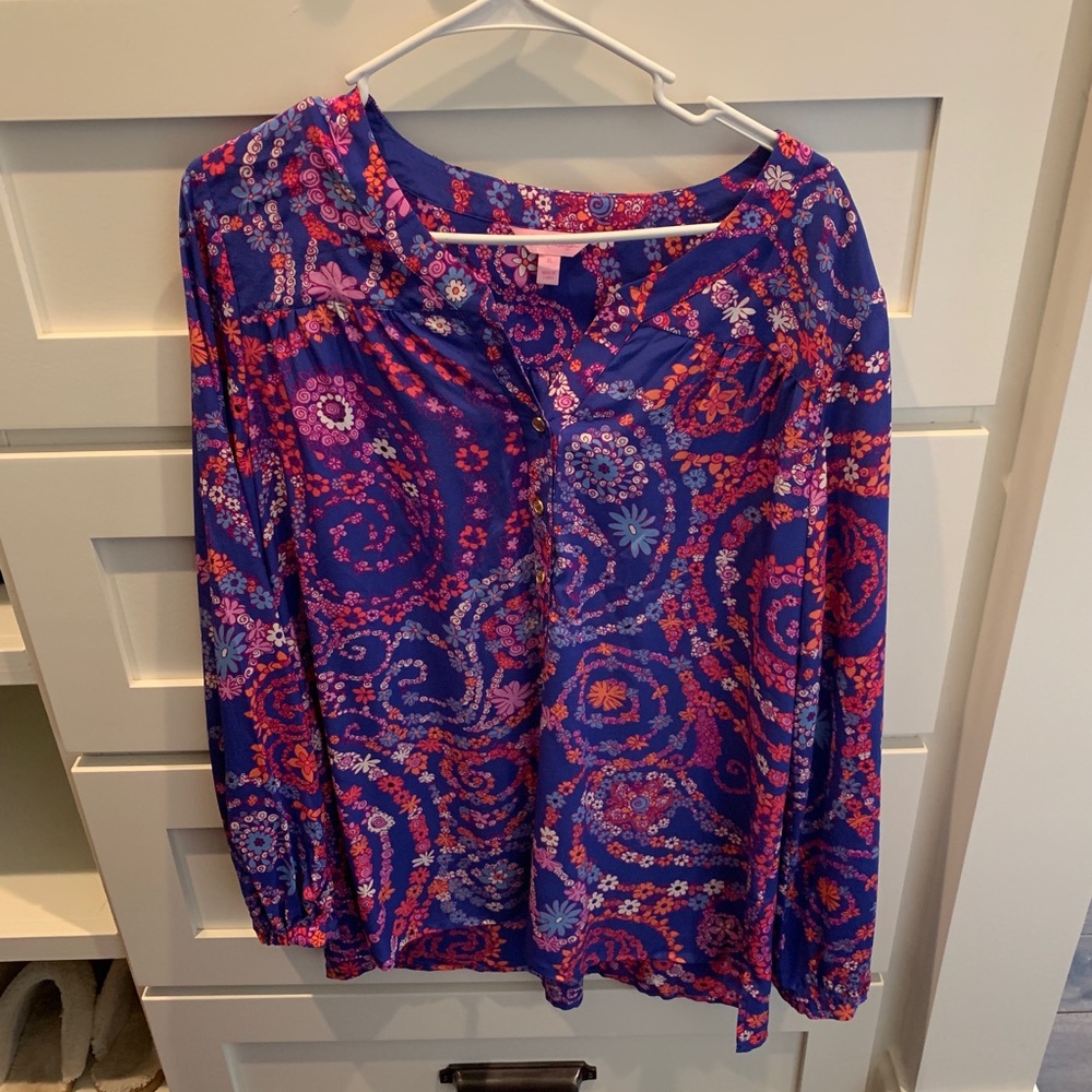 Flora Print Lilly Pulitzer Elsa top